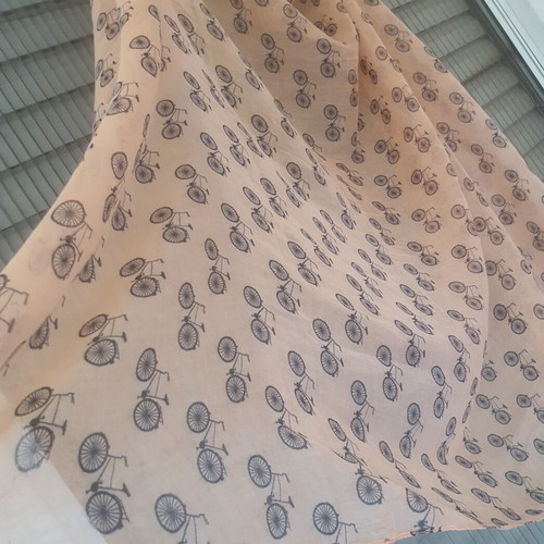 Pashmina scarf new, cotton, 1.10x1.80 m