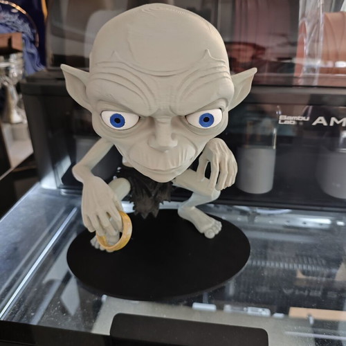 Gollum and His Precious 3D print in PLA made to order