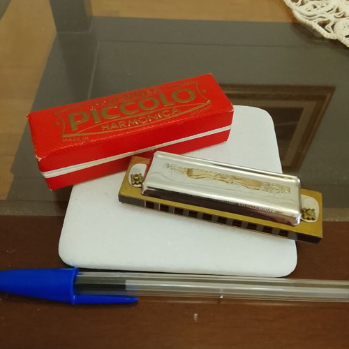 Piccolo Harmonica M. Hohner vintage, like new, key of F