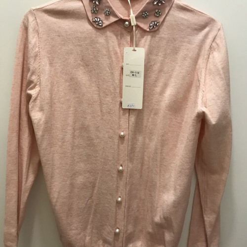 Joli Cardigan Femme Rose New, Never Worn