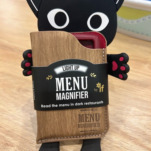 Menu magnifier with light new