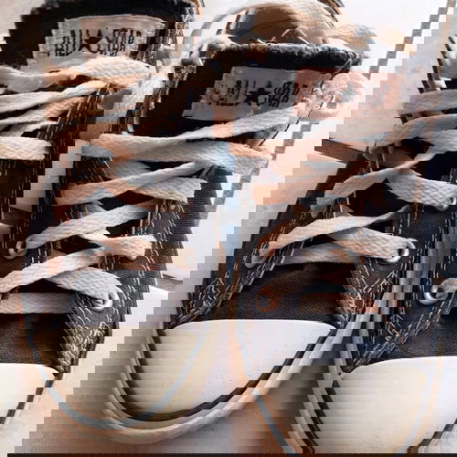 All Star πανίνα παιδικά νούμερο 31.5 κλασικό μαυρόασπρο