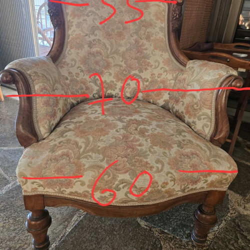 Antique armchairs, set of 2 together