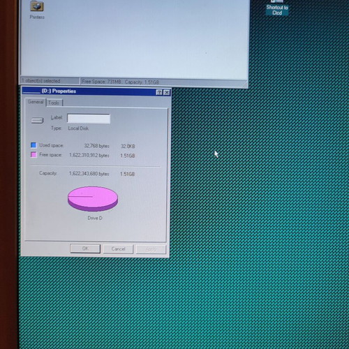 Western Digital Caviar 21600 1.6GB IDE used with one bad sector