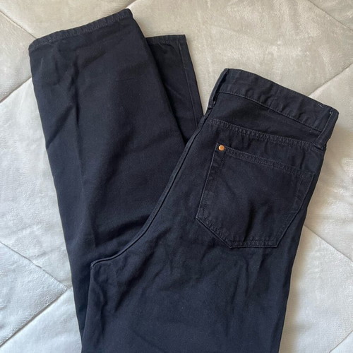 H&M loose fit black jeans like new W30/32