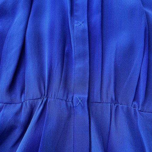 Cacharel silk dress like new, blue, size S