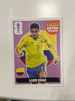 Panini 2026 Sticker Luis Diaz new, purple
