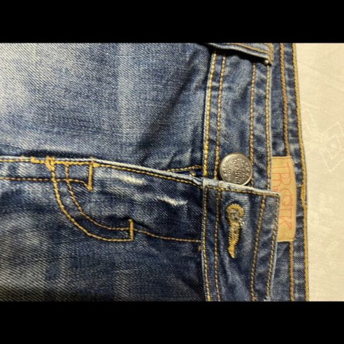 Bershka women's denim shorts like new, distressed style, size S