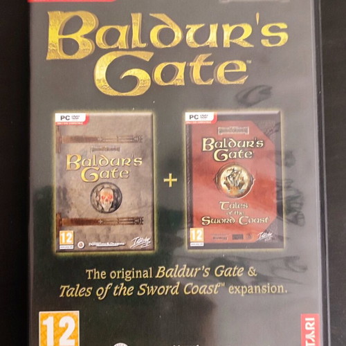 Baldur's Gate & Tales of the Sword Coast PC like new