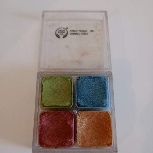 Body Shop eyeshadows used