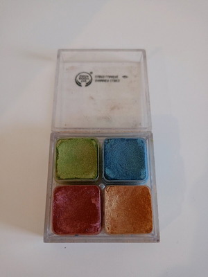 Body Shop eyeshadows used