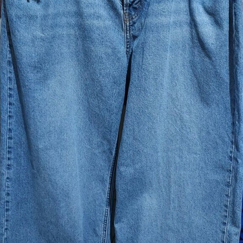 Denim H&M in blue, straight wide fit, size 46, like new