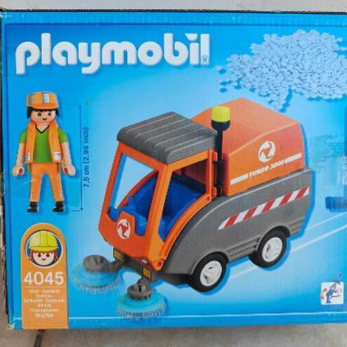 Playmobil 4045 Street Sweeper Vehicle used with original box