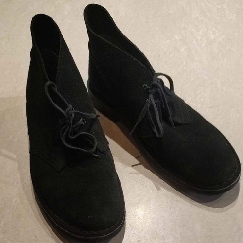 Dessert boots Clarks slightly used, black, size 41
