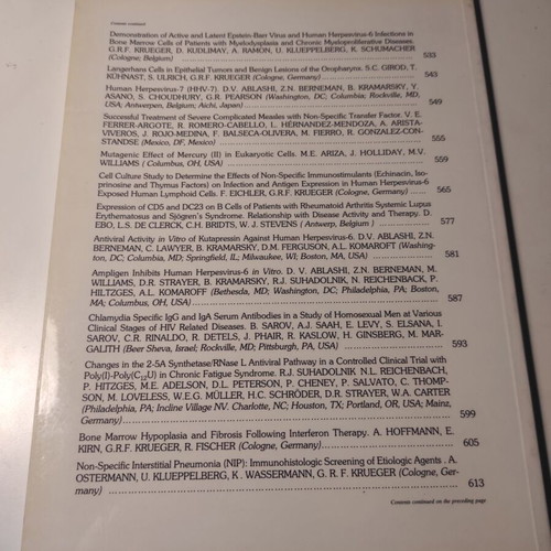 In vivo 8: 453-628 (1994) book like new