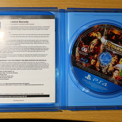 Romance XIII PS4 game like new