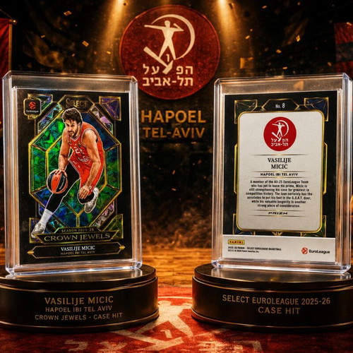 Vasilije Micic Crown Jewels Case Hit basketball card