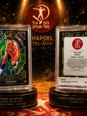 Vasilije Micic Crown Jewels Case Hit basketball card