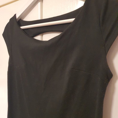 Black Bodycon Dress with Studded Back Like New, Size L