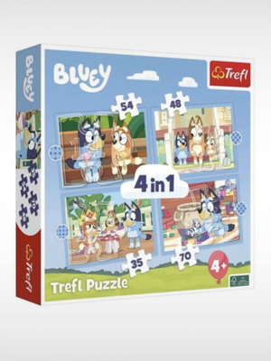 Puzzle Bluey 4 in 1 like new