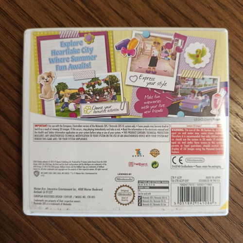 LEGO Friends game for Nintendo 3DS like new, EUR region
