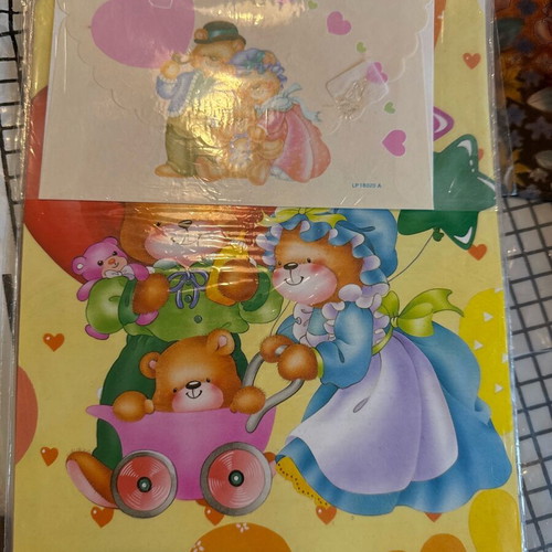 Letter sheets like new, two sheets with envelope and cover