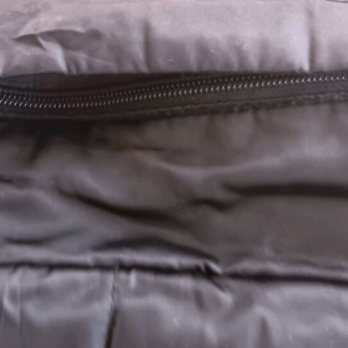 Fantasie satin jacket black with hood like new, size S