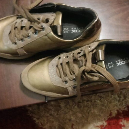 Geox women's beige athletic shoes like new size 38