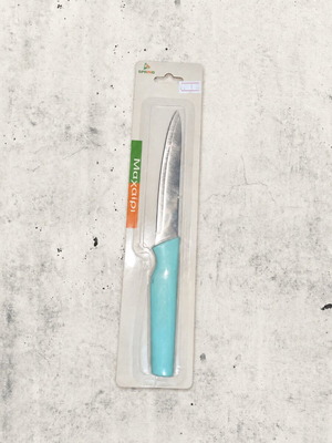 Spring Max kitchen knife with turquoise handle