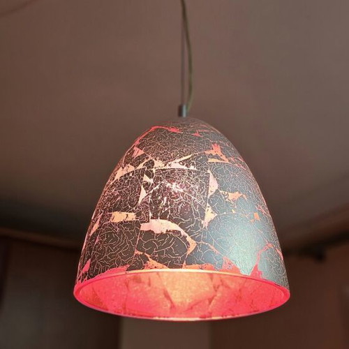 Viokef ceiling light set with 2 matching table lamps like new