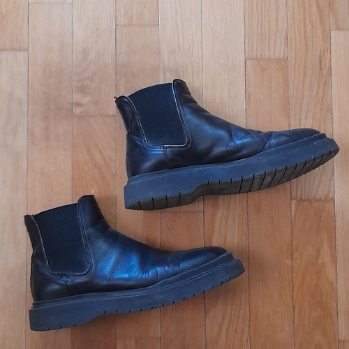 Chelsea boots Zara μαύρα μέγεθος 44 μεταχειρισμένα