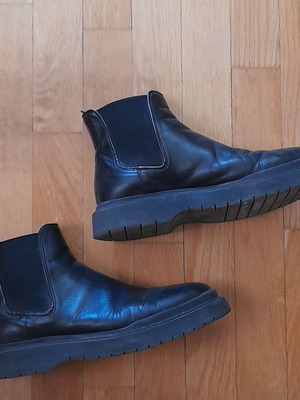 Chelsea boots Zara μαύρα μέγεθος 44 μεταχειρισμένα