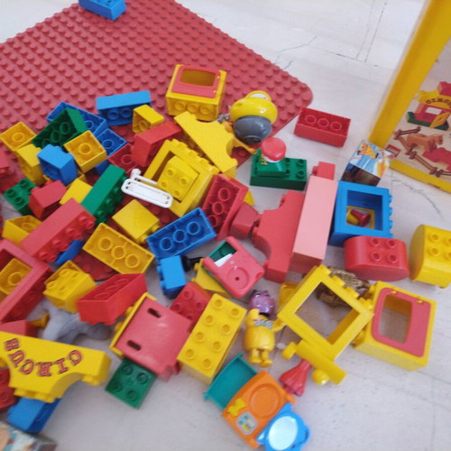 Lego Duplo vintage blocks used, 80s-90s