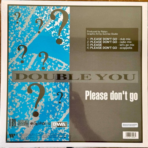 Double You Please Don't Go vinyl new, electronic