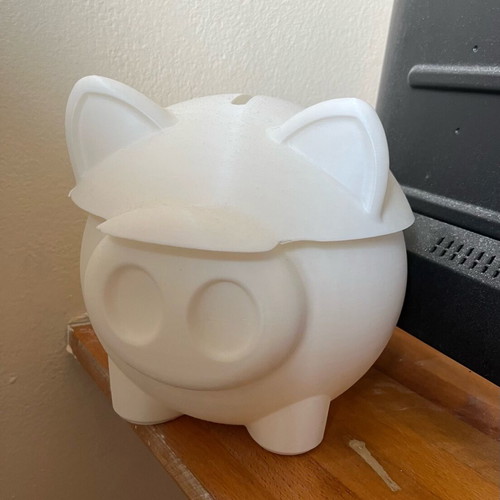 Handmade piggy bank 20cm, Make it Happen 3D