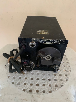Center transmission telephone with crank used, 1954