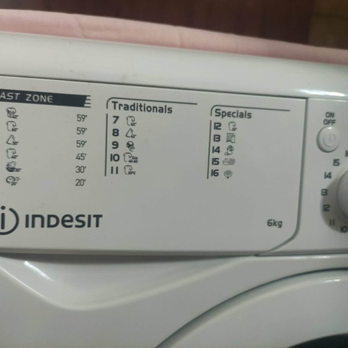 Indesit washing machine 6kg 1200rpm like new