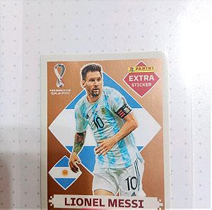 Αυτοκόλλητο Qatar world cup 2022 Extra sticker Messi bronze Panini