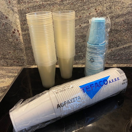 Plastic cups new for party use