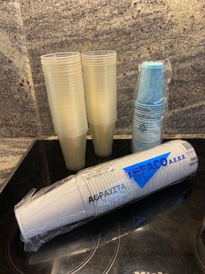 Plastic cups new for party use