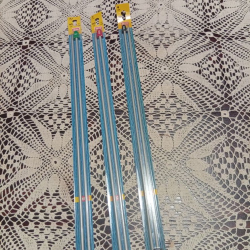 Inox Prym Art 530 knitting needles set new, 3 pairs (4mm, 4.5mm, 5mm)