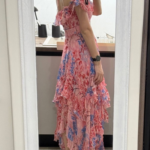 Alice Olivia Galina Maxi silk dress like new