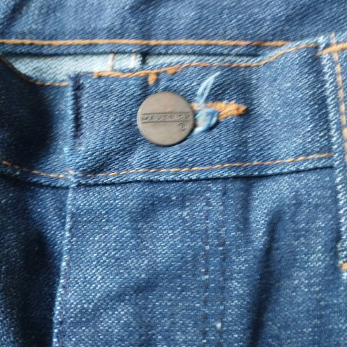 Maverick Vintage Pants new, bell-bottom, 100% cotton, with zipper