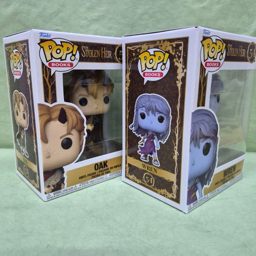 Funko POP! Books The Stolen Heir Oak 53 & Wren 54 Vinyl Figures Set of 2