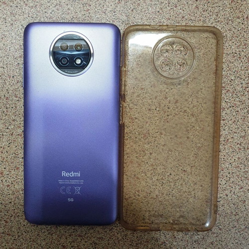 Redmi Note 9T 5G used, 64GB purple with case without charger