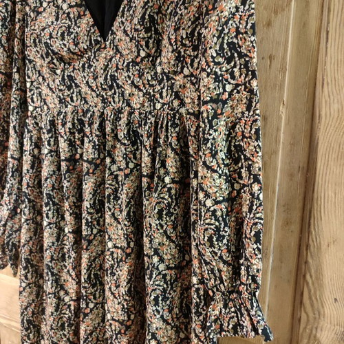 Fullah Sugah dress printed like new with golden thread
