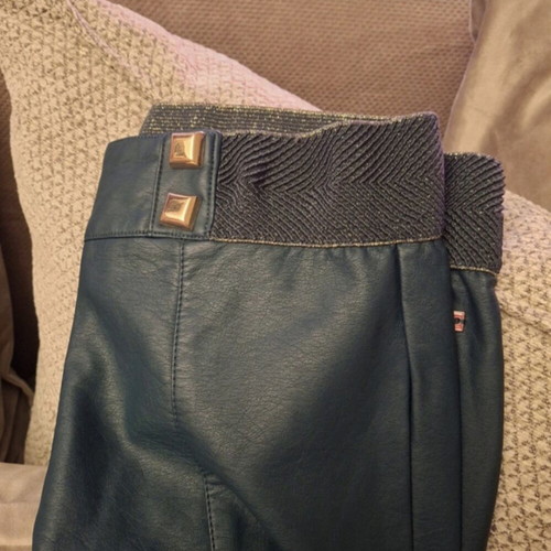Lynne leather pants green like new size XL