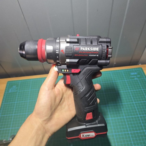 Parkside Performance Impact Drill 45Nm 12V with 4Ah Battery and Accessories like new