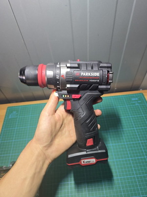 Parkside Performance Impact Drill 45Nm 12V with 4Ah Battery and Accessories like new
