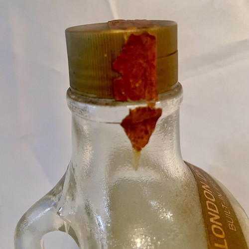 Gilbey's London Dry Gin vintage bottle, new, 1960s-1970s